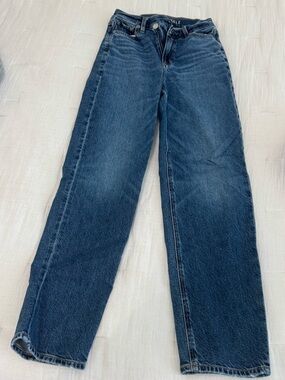American Eagle Outfitters Dark Blue Wide Leg Jeans
